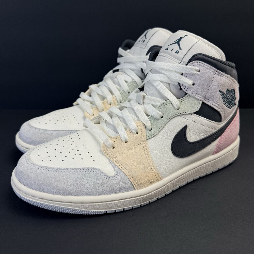Nike Air Jordan 1 Mid SE Men’s 11 Sail Iced Jade Anthracite IB7110-100